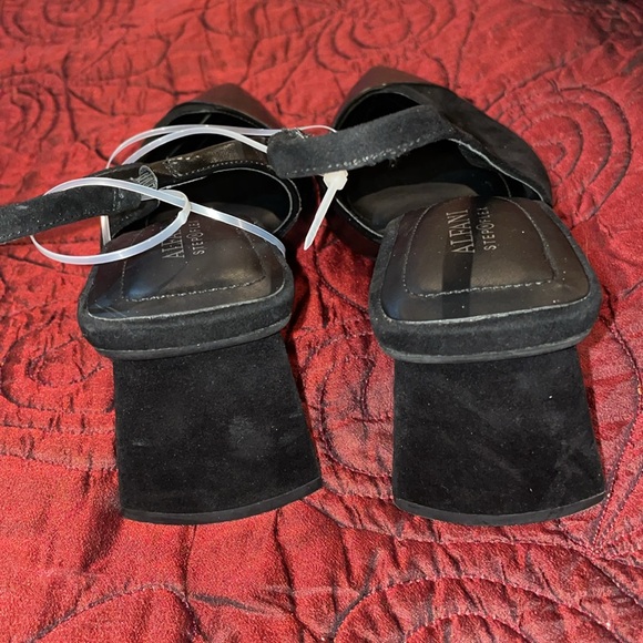 Alfani Step N Flex Womens Black Faux Leather/Suede look shoes. SZ 9.5 - Picture 2 of 4